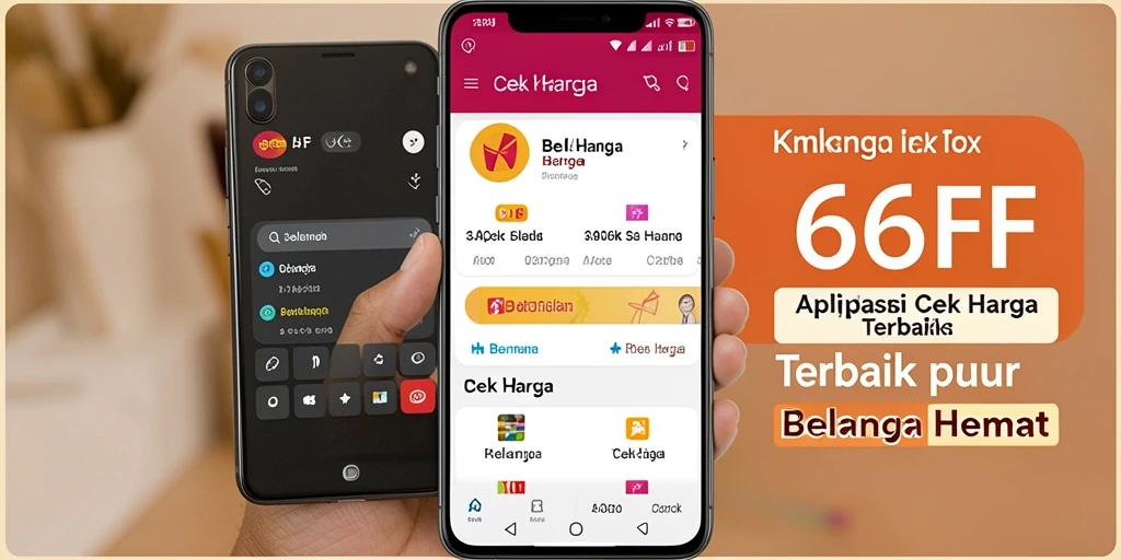 Tampilan antarmuka aplikasi 666FF untuk perbandingan harga.