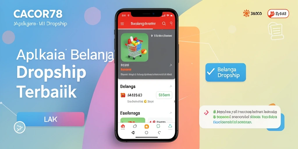 Antarmuka aplikasi CACOR78 yang memudahkan proses Dropship.