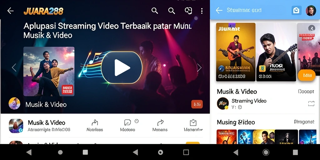 Tampilan antarmuka JUARA288 yang intuitif untuk streaming video.