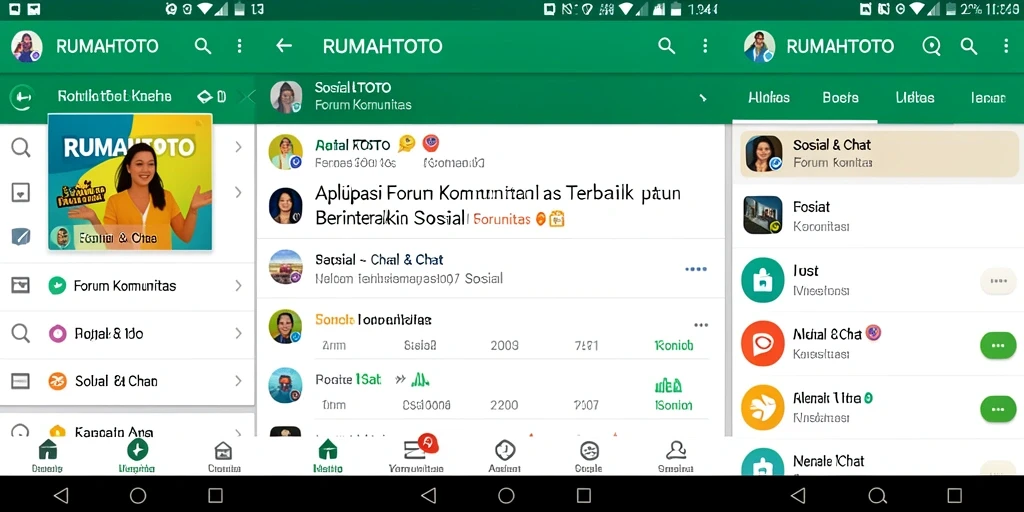 Tampilan antarmuka RUMAHTOTO yang ramah pengguna dan interaktif.