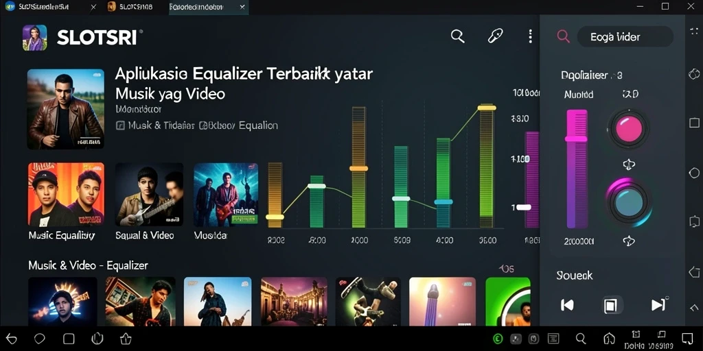 Tampilan antarmuka Equalizer SLOTSRI yang modern dan intuitif.