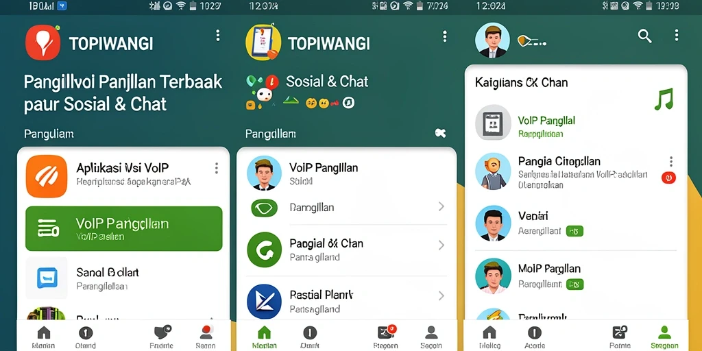 Tampilan antarmuka TOPIWANGI yang intuitif dan mudah digunakan.