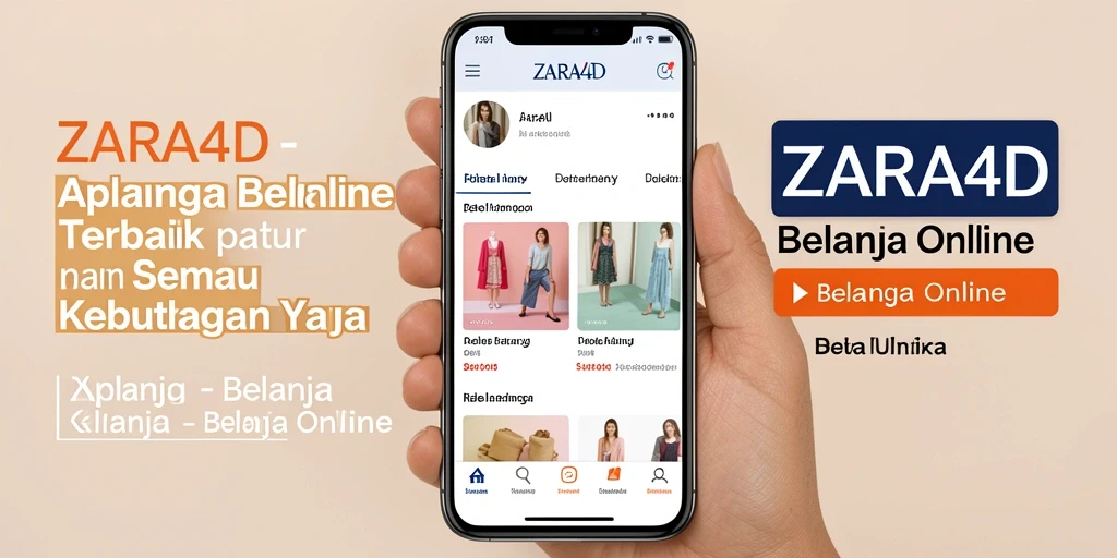 Tampilan antarmuka aplikasi ZARA4D yang modern dan mudah digunakan.
